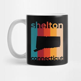 Shelton Connecticut Retro Mug